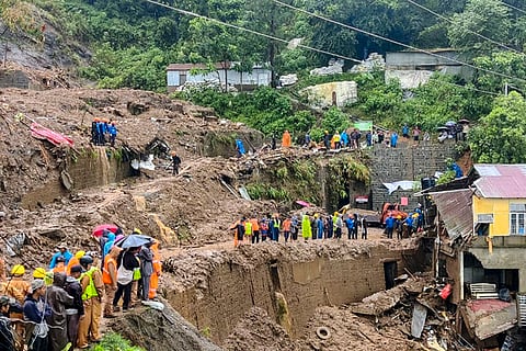 Stone quarry collapse in Aizawl